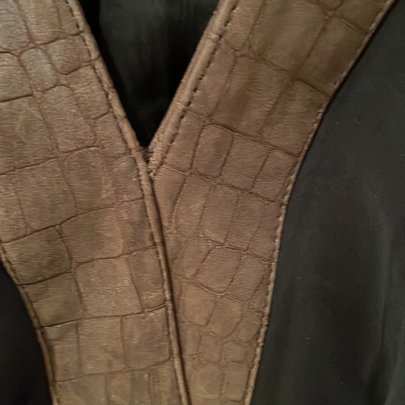Balmain runway blouse sleeve sample piece dead stock 4-6? Size leather from 2017 - Picture 6 of 11
